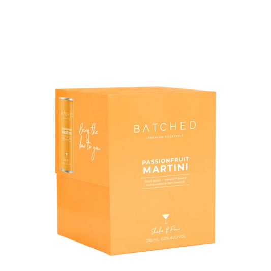 RTD Batched Passionfruit Martini 4 Pack Cans