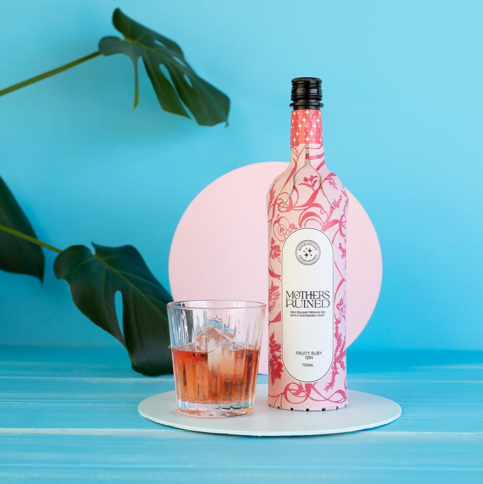 Gin Mothers Ruined Fruity Ruby Gin
