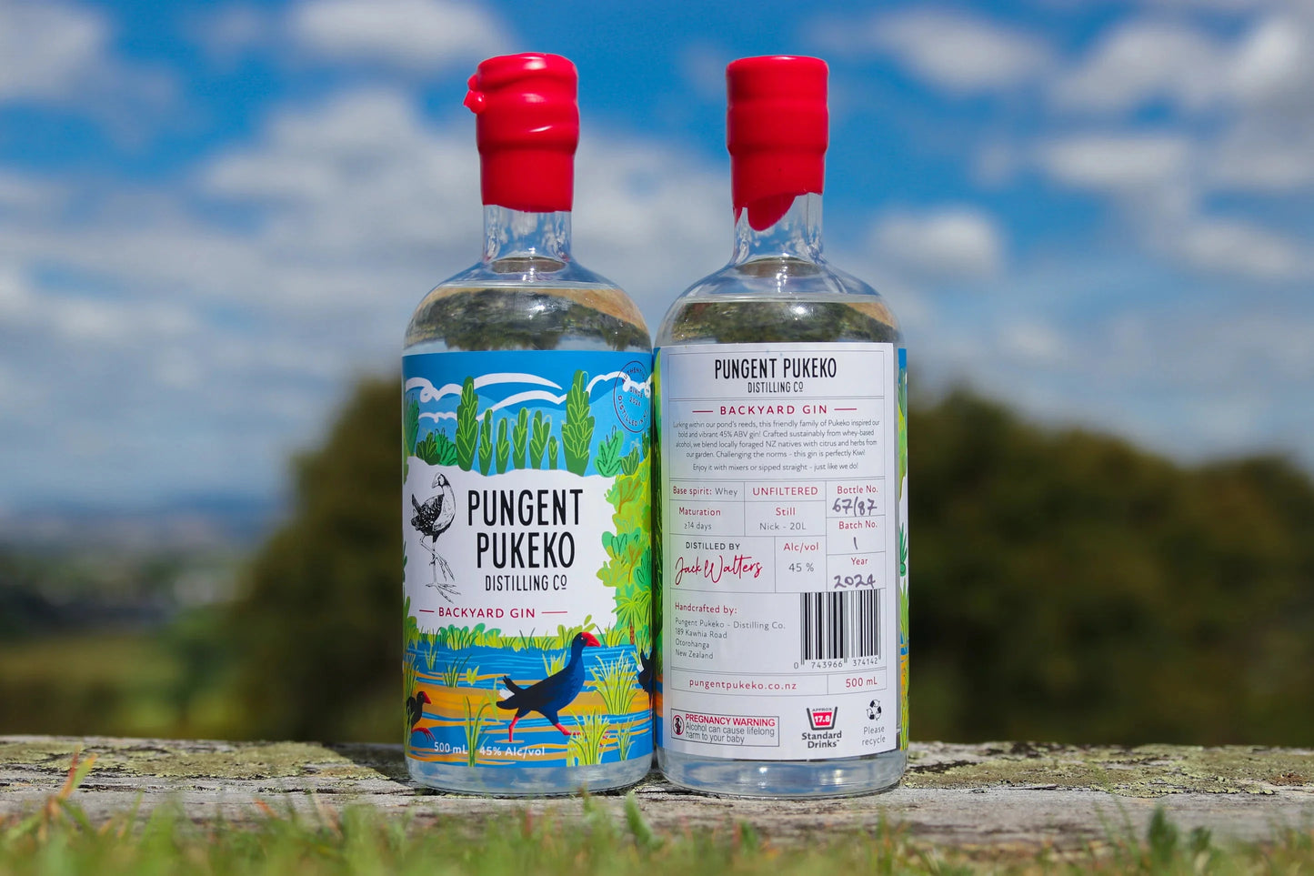 Gin Pungent Pukeko | Backyard Gin