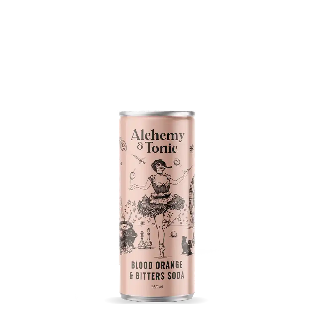 Tonic Water 4-pack 250ml Alchemy & Tonic | Blood Orange & Bitters Soda