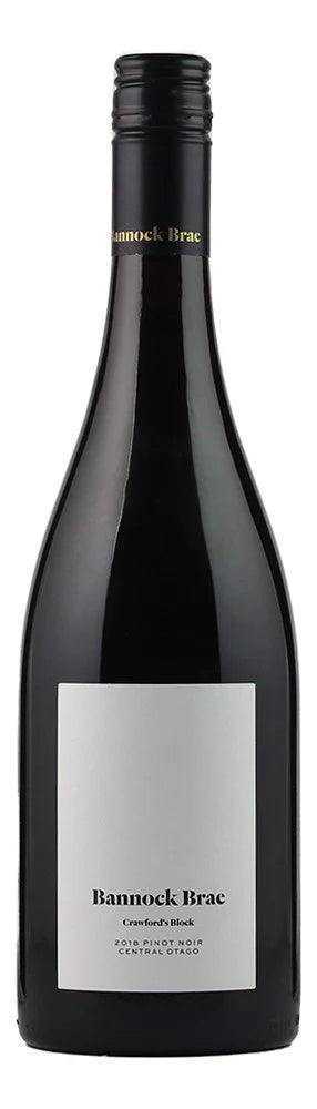 Bannock Brae Wines | 2018 Pinot Noir Crawfords Block