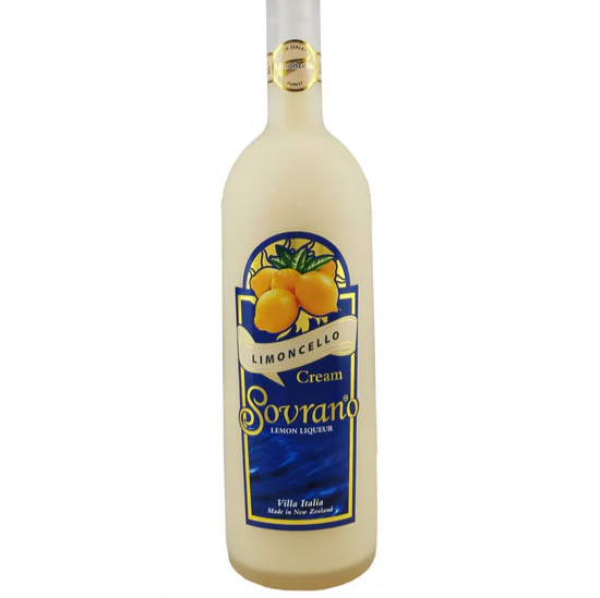 Liqueurs Sovrano Limoncello Cream