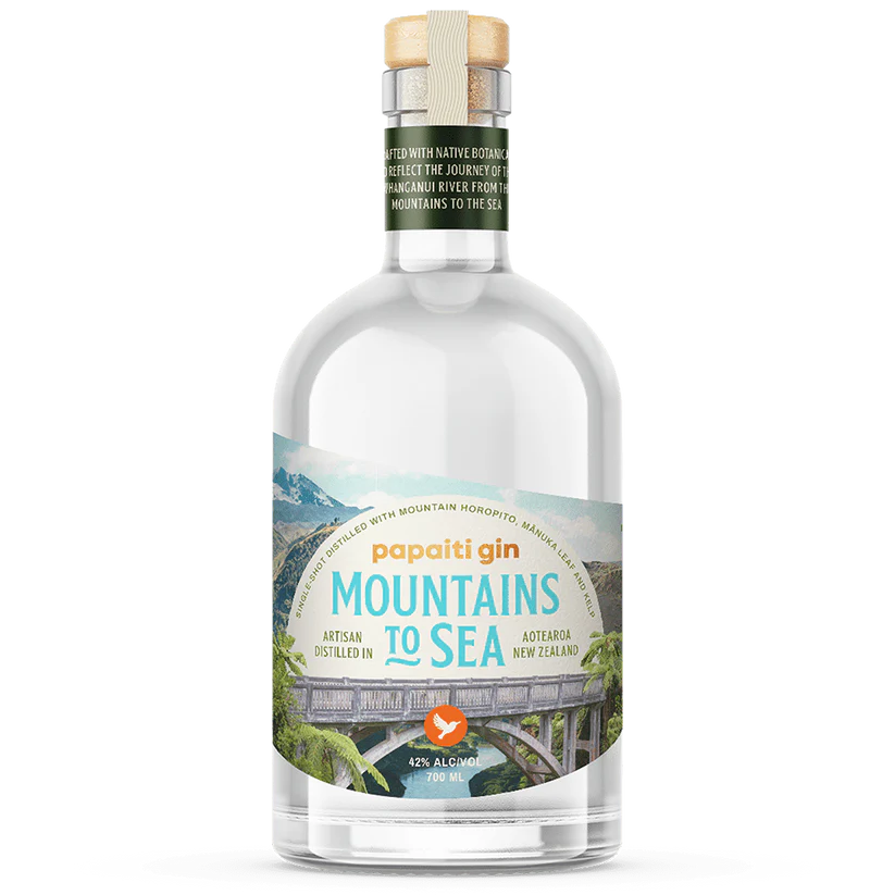 Contemporary Papaiti Gin | Mountains to Sea Gin