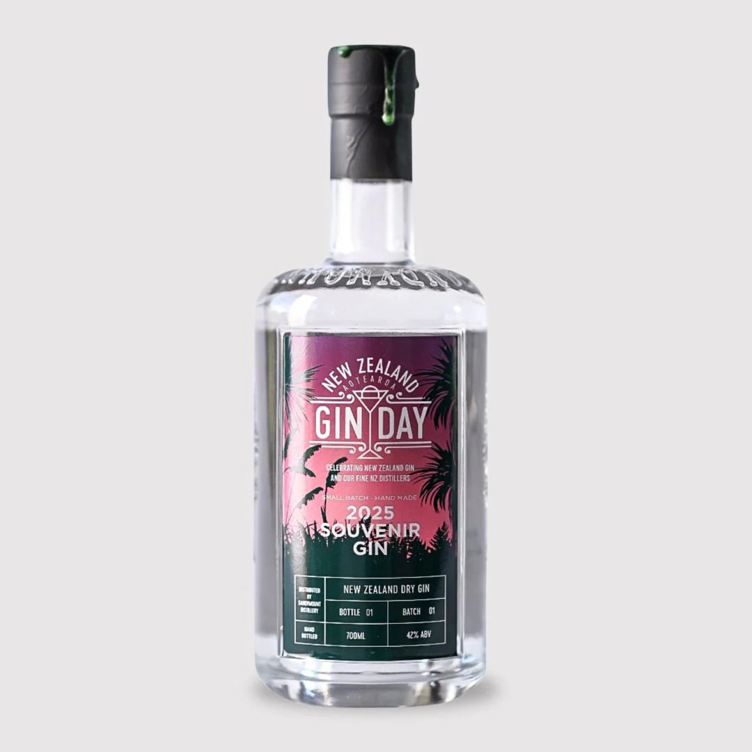 Contemporary Sandymount Distillery NZ Gin Day 2025 Souvenir Gin