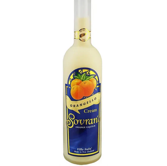 Liqueurs Sovrano Orangello Cream