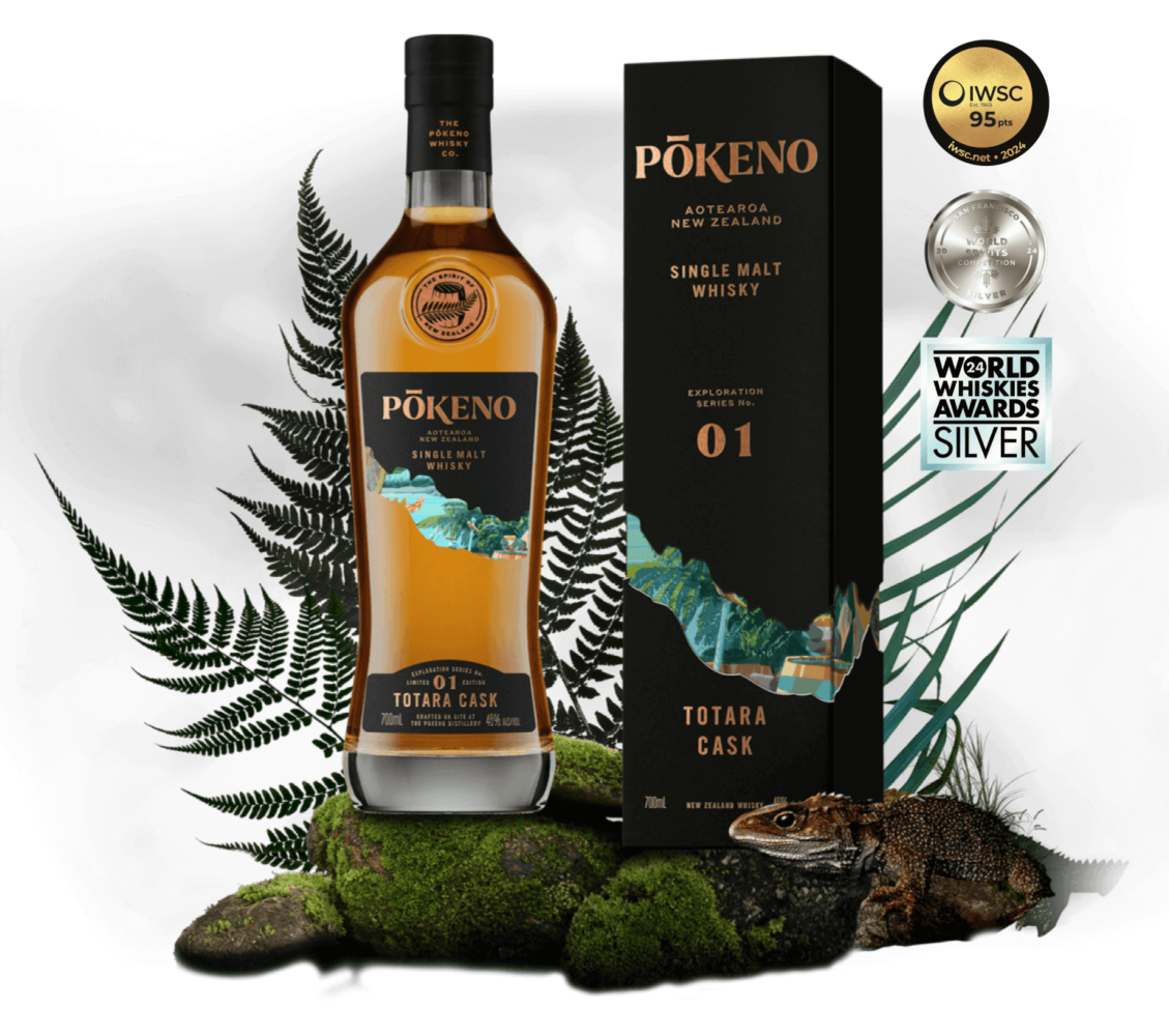 Whisky Pokeno Totara Cask Whisky