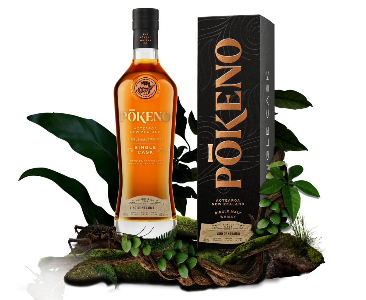 Whisky Pokeno Vino de Naranja Single Cask Whisky