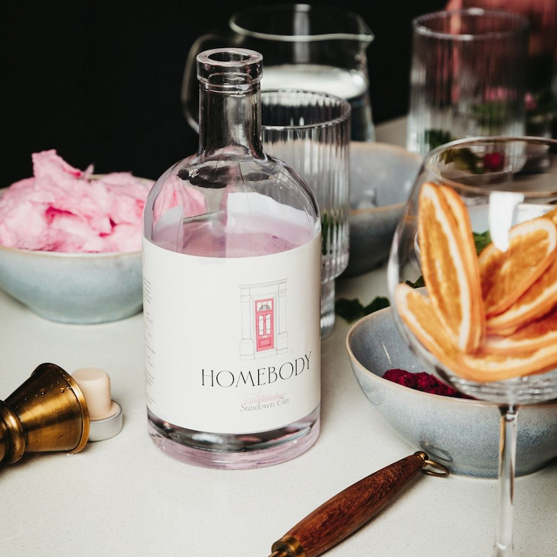 Pink Homebody Saturday Sundown Gin