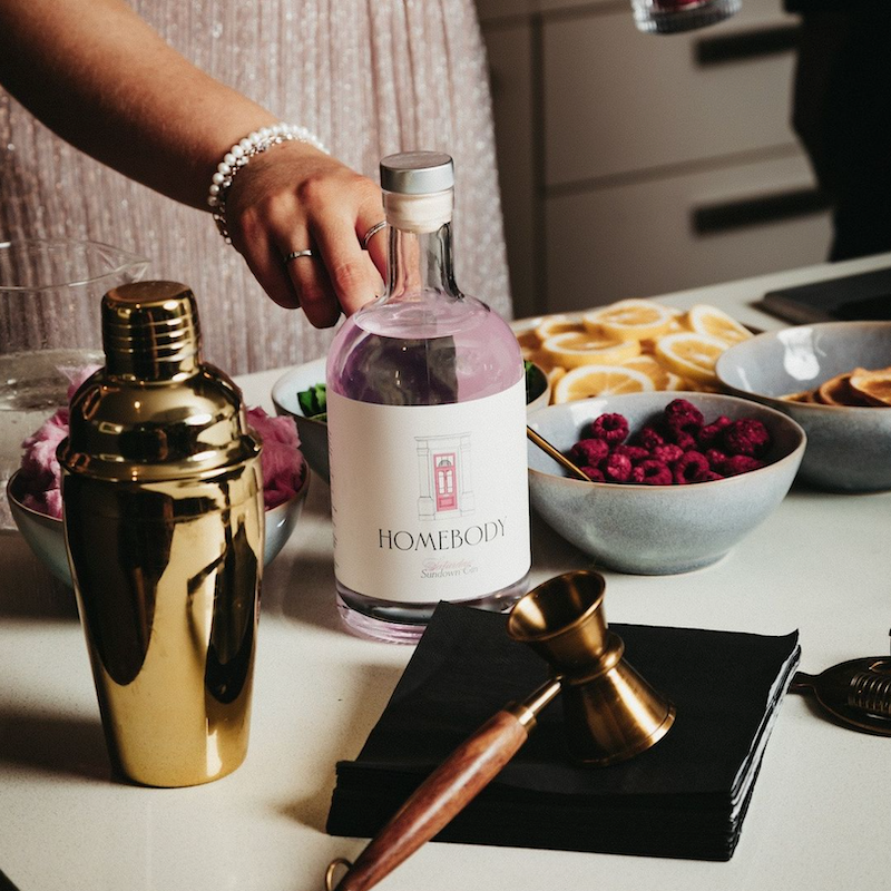 Pink Homebody Saturday Sundown Gin