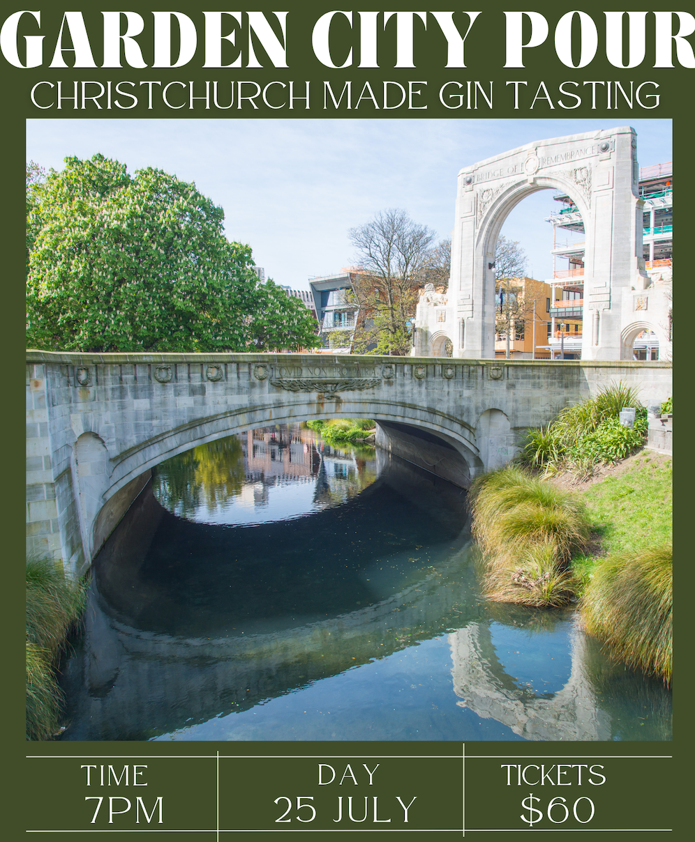 Event Tickets GARDEN CITY POUR: A CHCH MADE Gin Tasting
