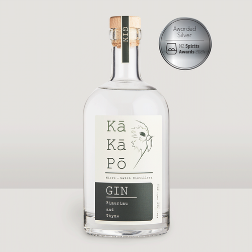 Contemporary Kākāpō Rimurimu and Thyme Gin