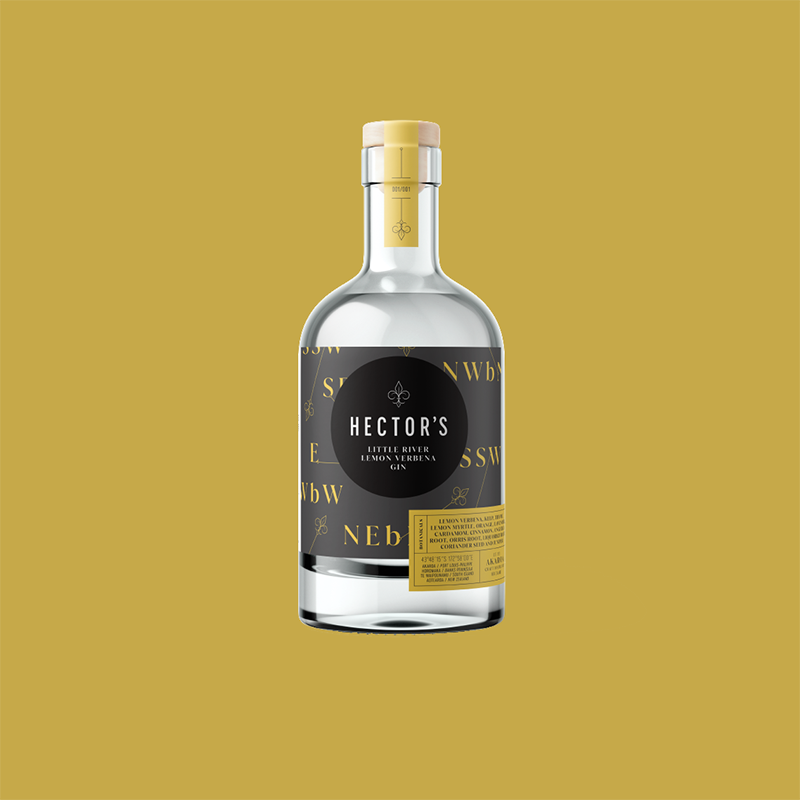 Contemporary Hector’s Little River Lemon Verbena Gin
