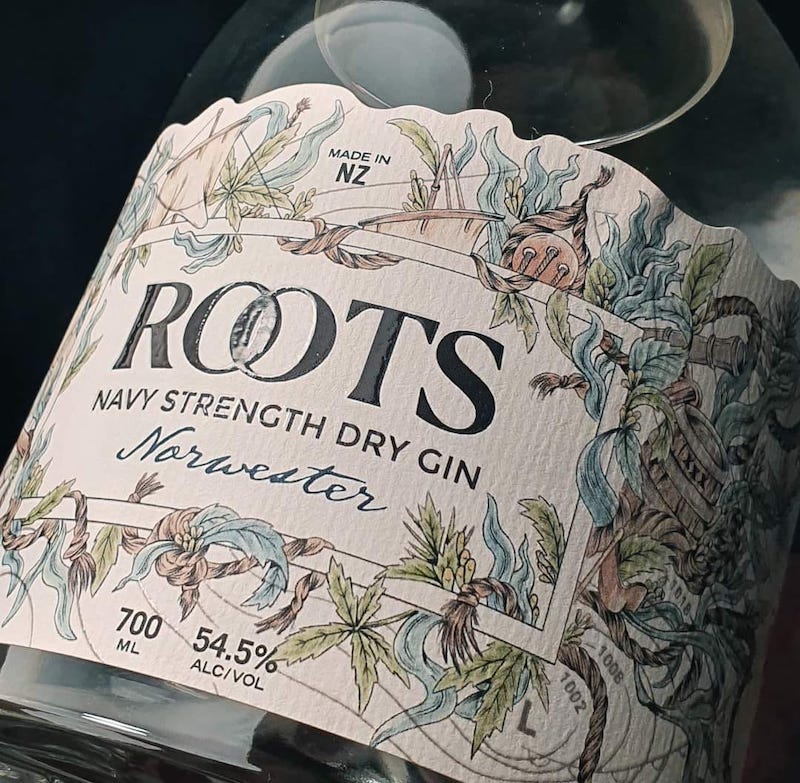 Gin Roots Norwester Navy Strength Dry Gin