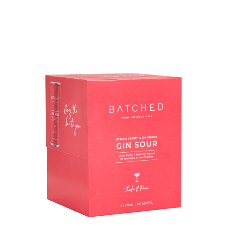 Batched Gin Sour 4 Pack Cans