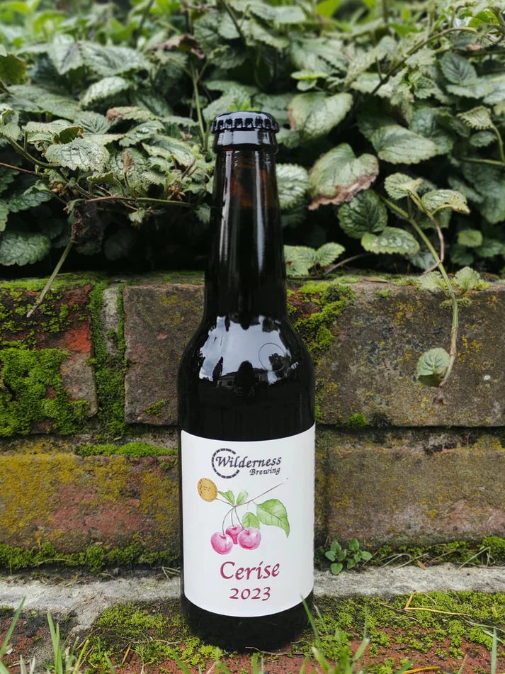 Beer Wilderness Brewing - "Cerise" Barrel Aged Dark Saison Beer with Sour Cherries
