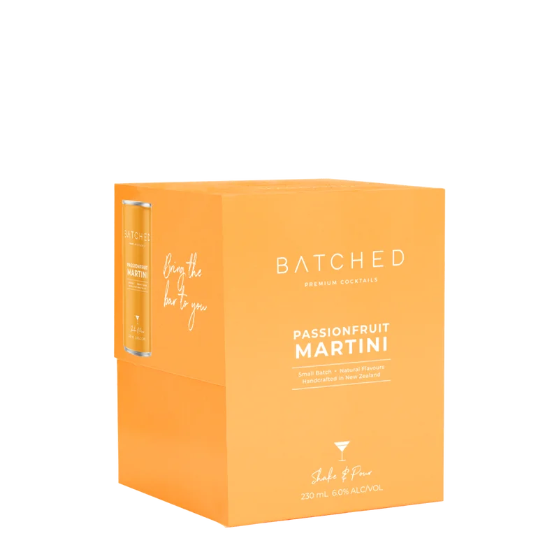 Batched Passionfruit Martini 4 Pack Cans