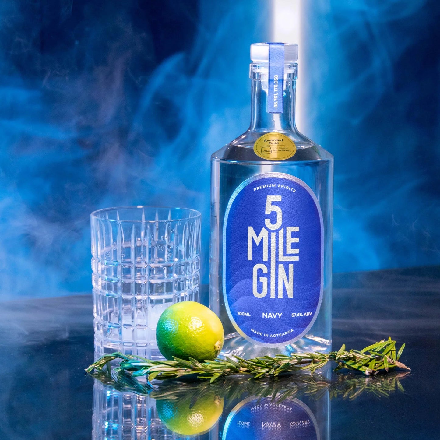 Navy Strength 5 Mile Navy Gin