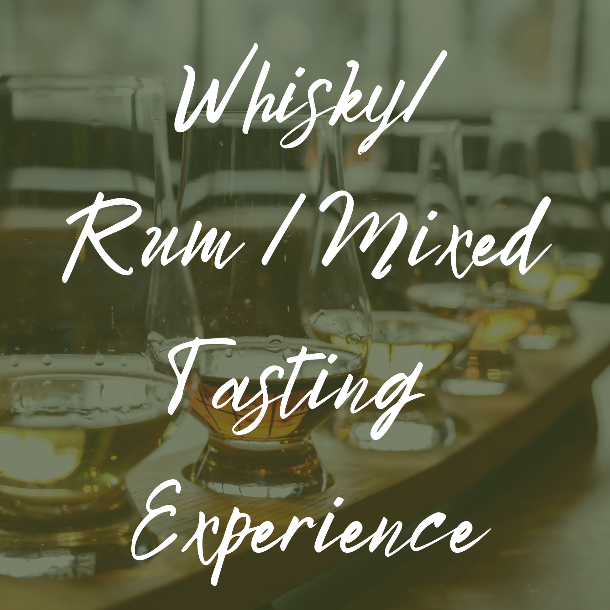 Whisky, Rum, or Mixed Tasting Experience - Booking & Deposit