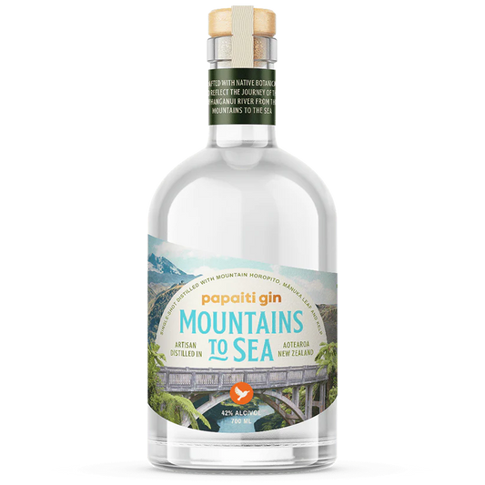 Contemporary Papaiti Gin | Mountains to Sea Gin