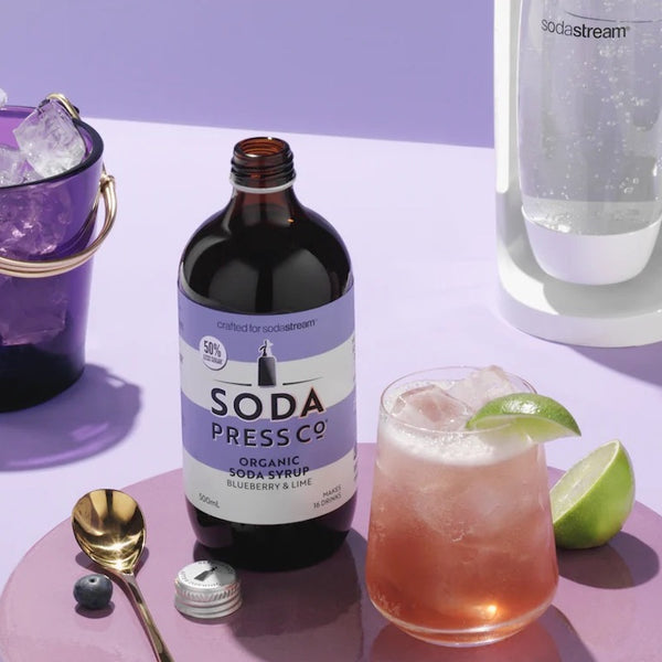Soda Press Co. | Organic - Blueberry & Lime