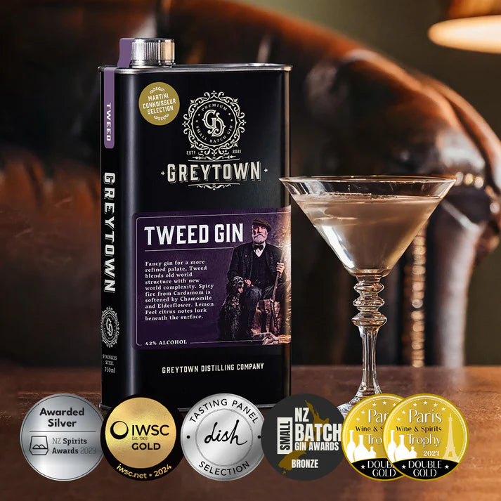 Greytown Distilling | Tweed Martini Connoisseur Premium Gin