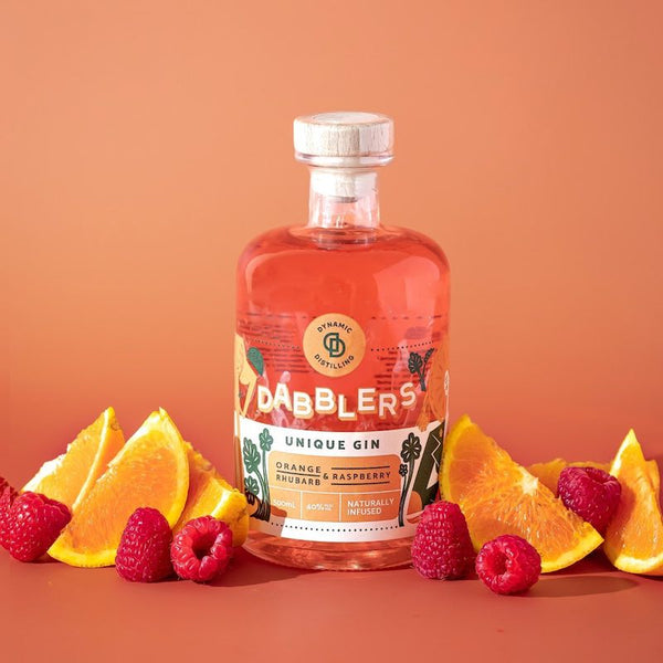 Dabblers Orange, Raspberry & Rhubarb Gin